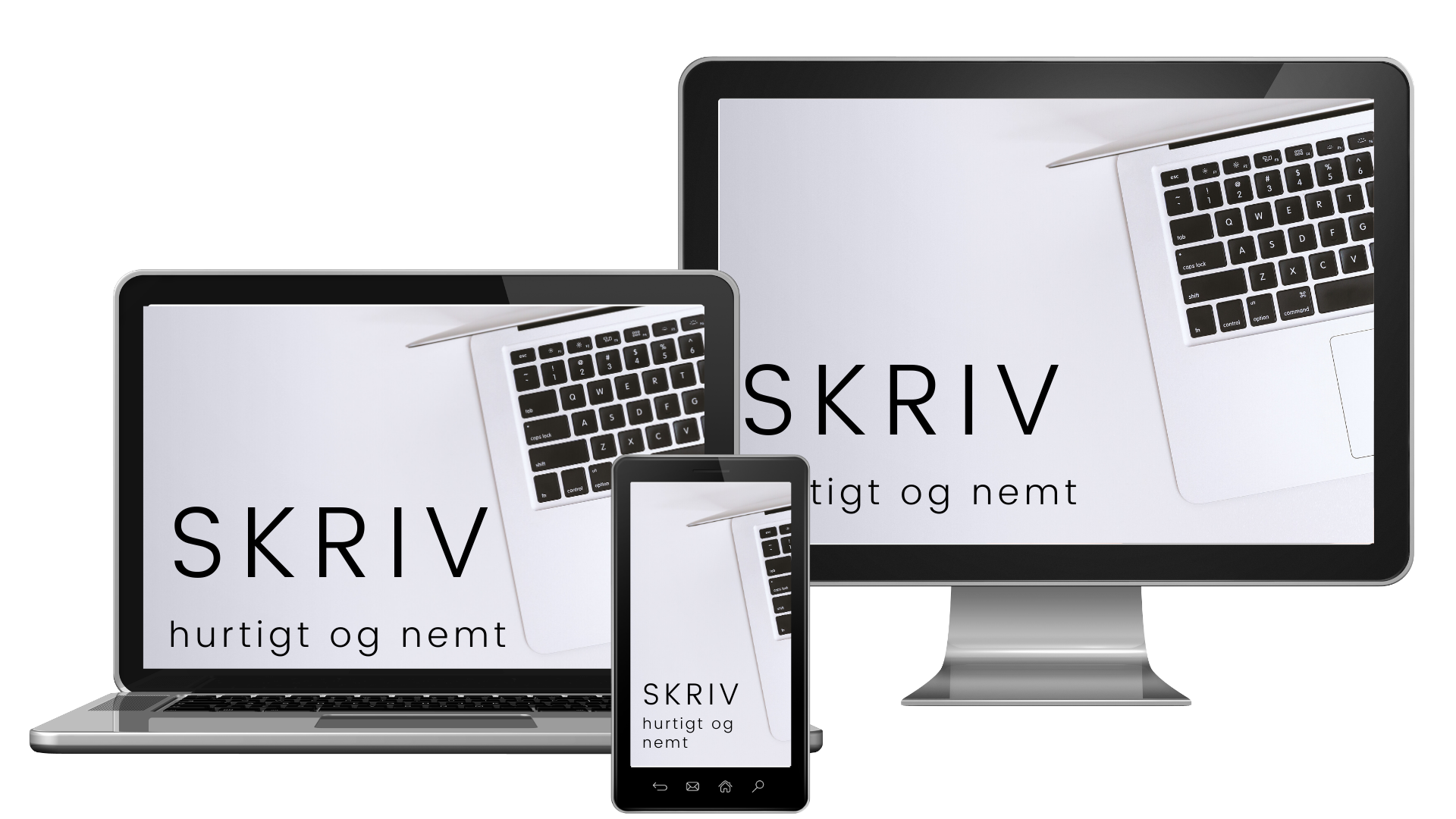 onlinekursus - lær at skrive hurtigere