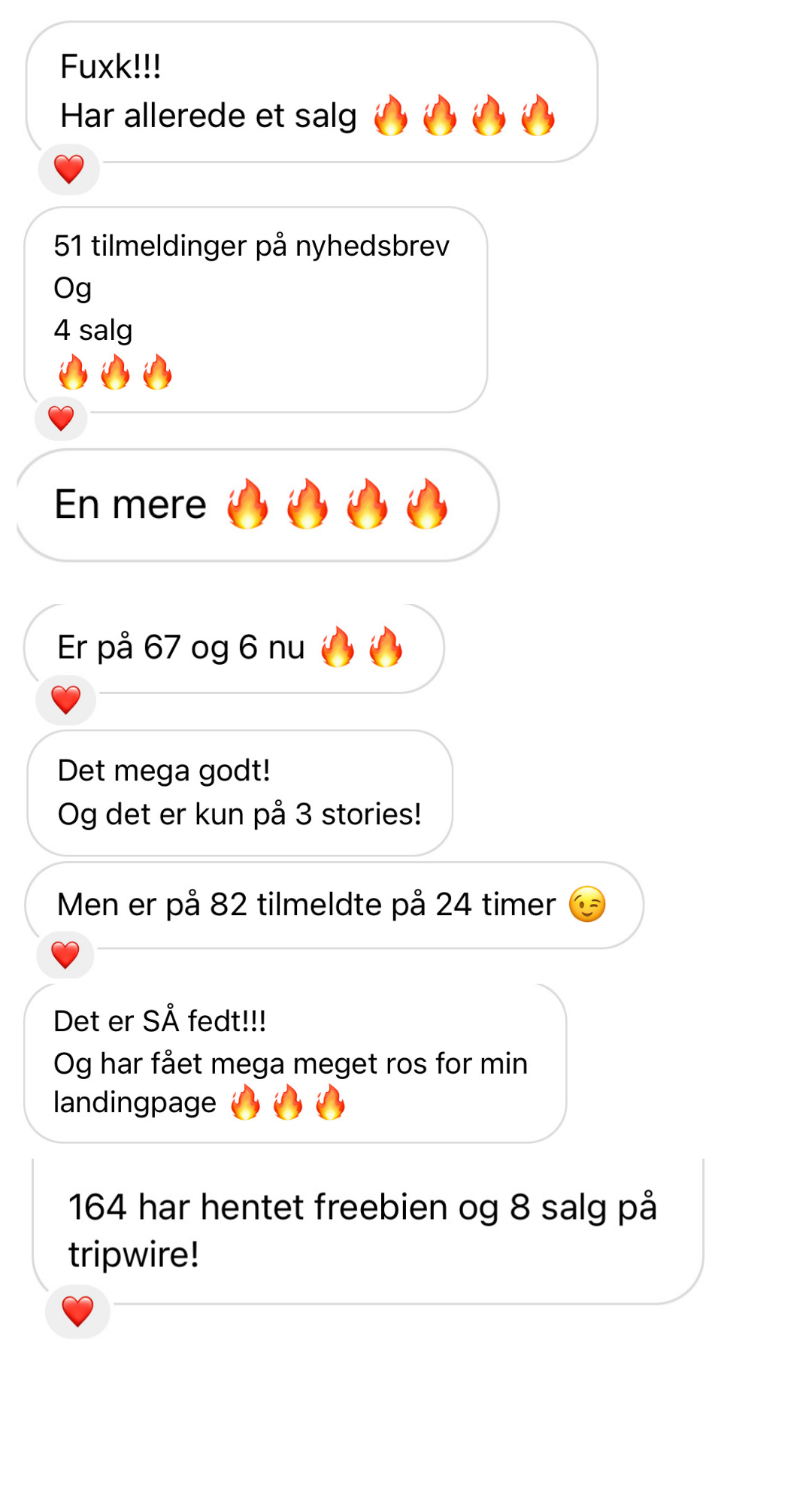 Beskeder fra Gitte