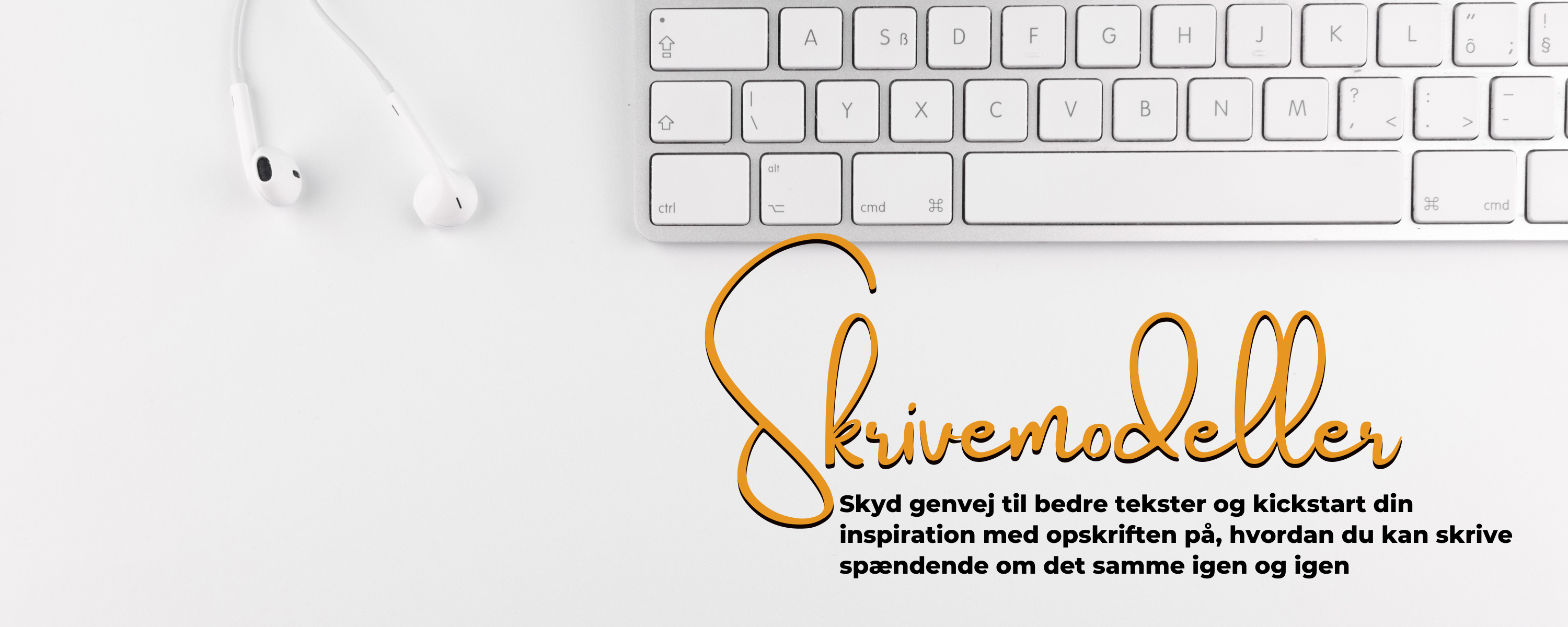 Header til online skrivekurser (4) Skrivemodeller og andre opskrifter